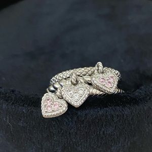 Judith Ripka stacked rings